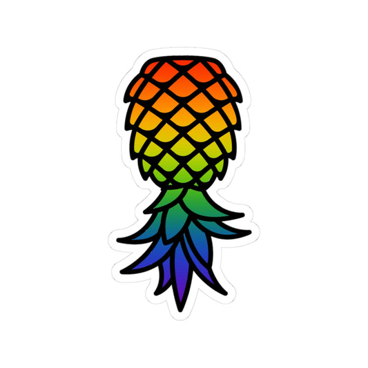 Rainbow Swingers Pineapple Sticker