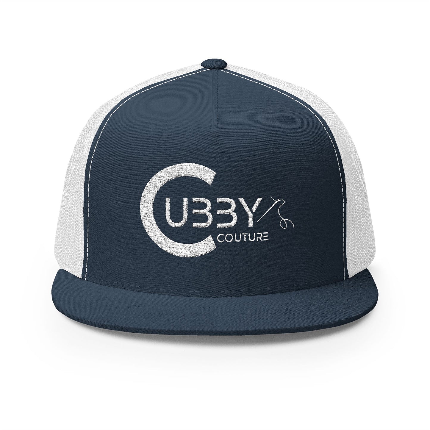 Cubby Couture 5 Panel Trucker Cap.