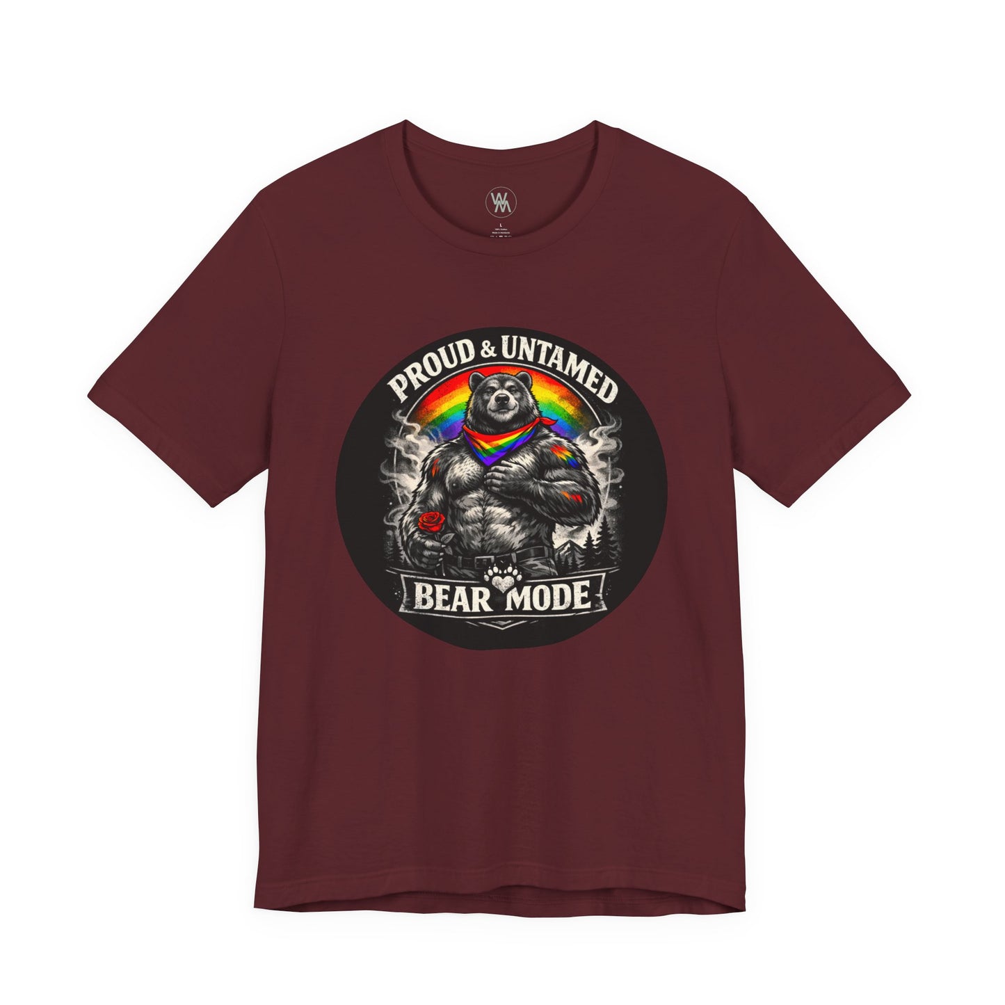 Proud Bear Tshirt by Wil Man