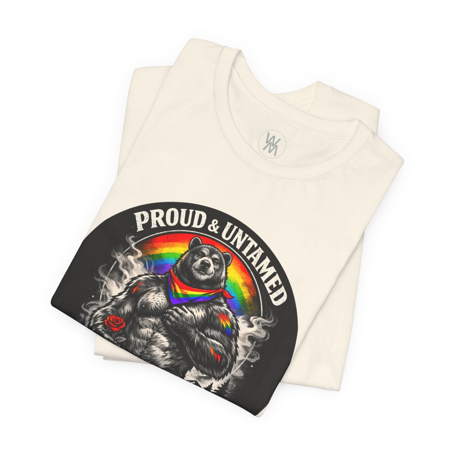 Proud Bear Tshirt by Wil Man