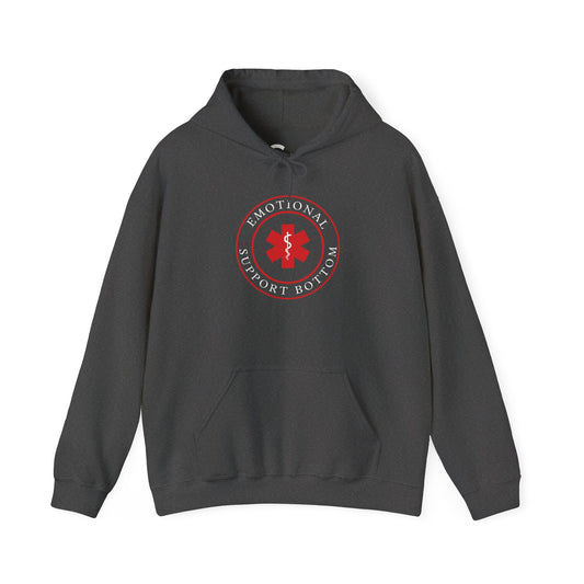 Emotional Support Bottom Hoodie - Cozy & Stylish Sweatshirt