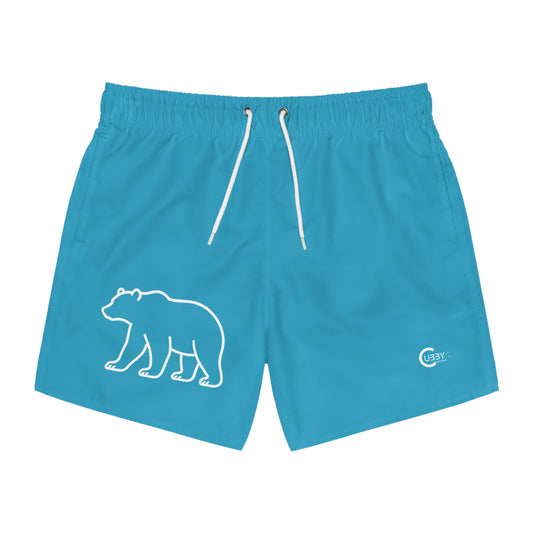 Bear Swim Trunks- Turquoise