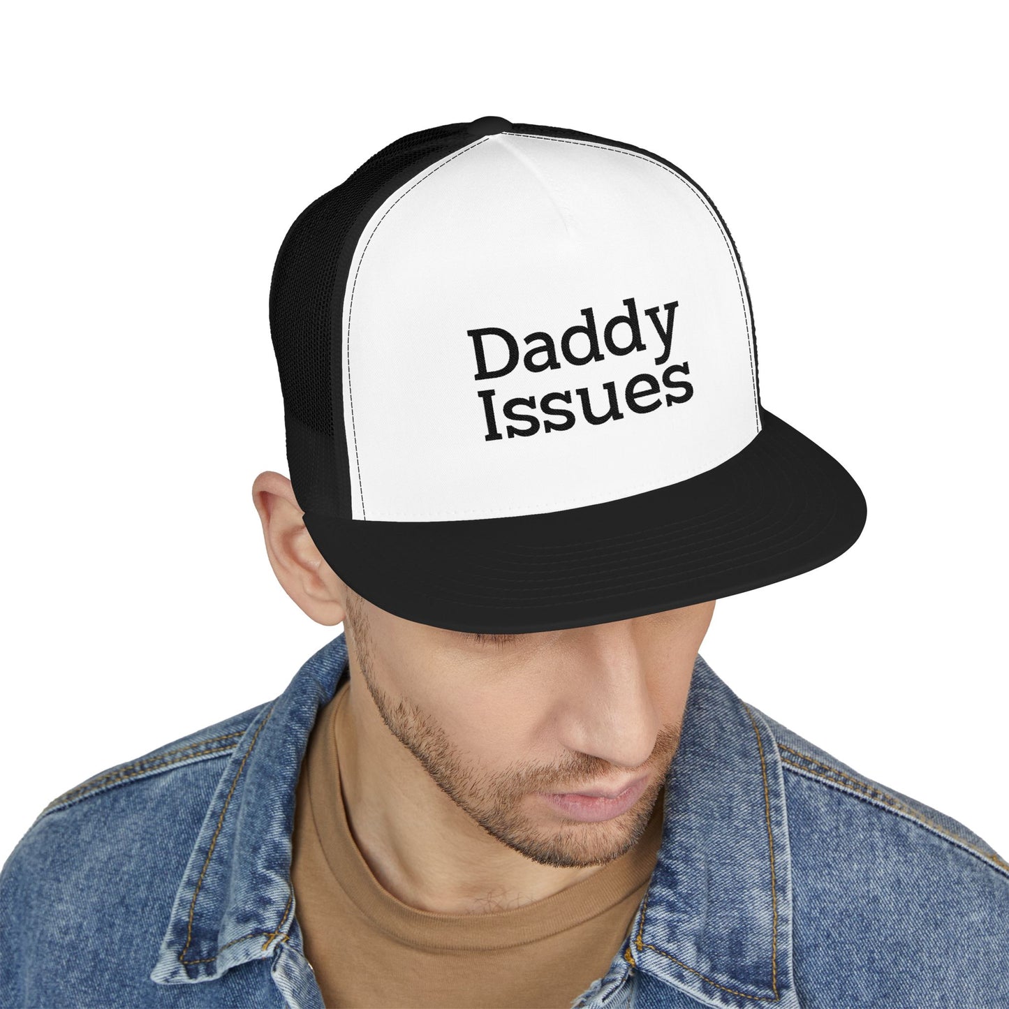 Daddy Issues 5 Panel Trucker Cap