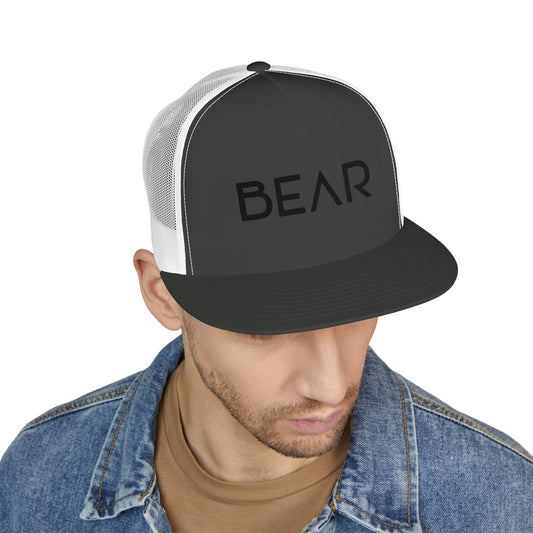 Bear 5 Panel Trucker Cap