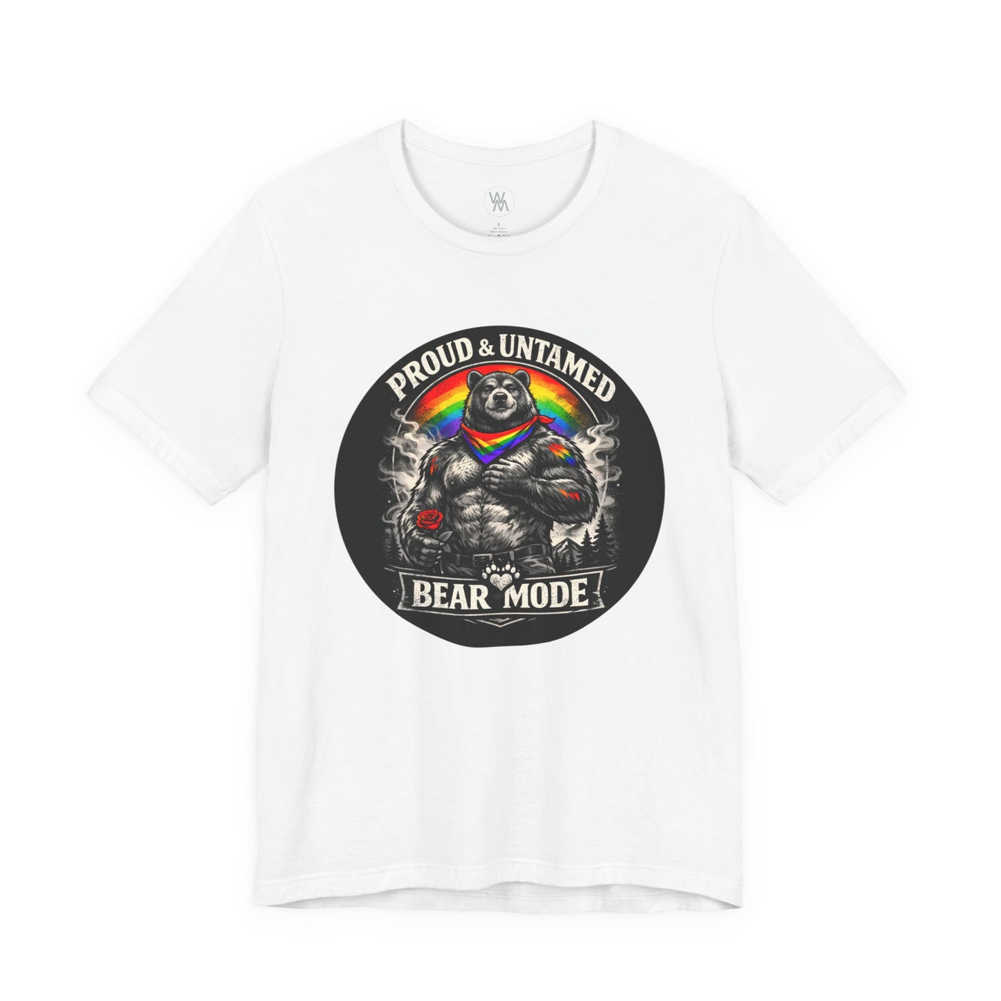 Proud Bear Tshirt by Wil Man