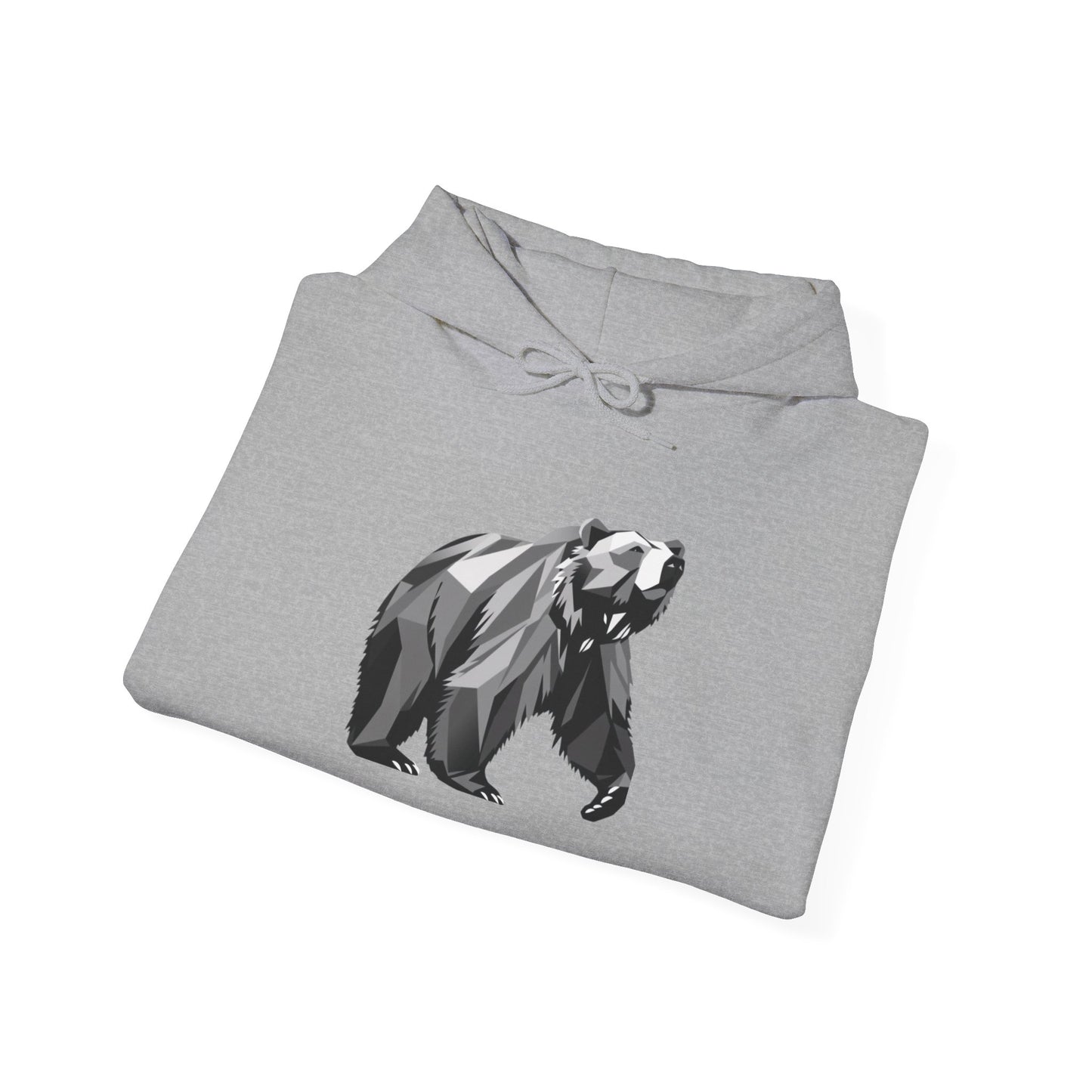 Geometric Bear Hoodie - Cozy & Stylish Sweatshirt