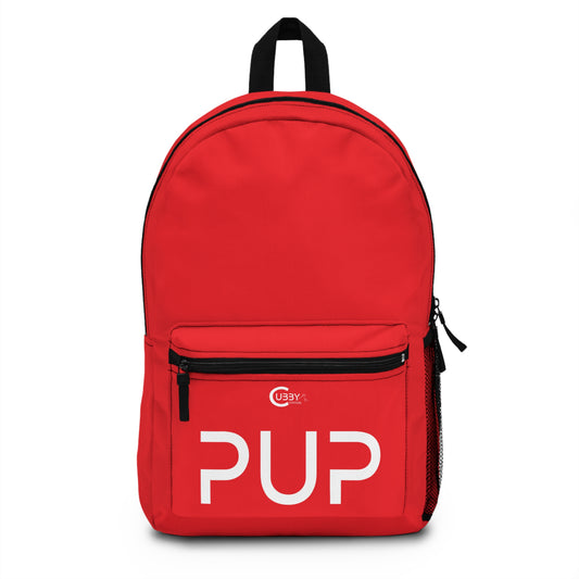 Modern Pup Backpack- Red