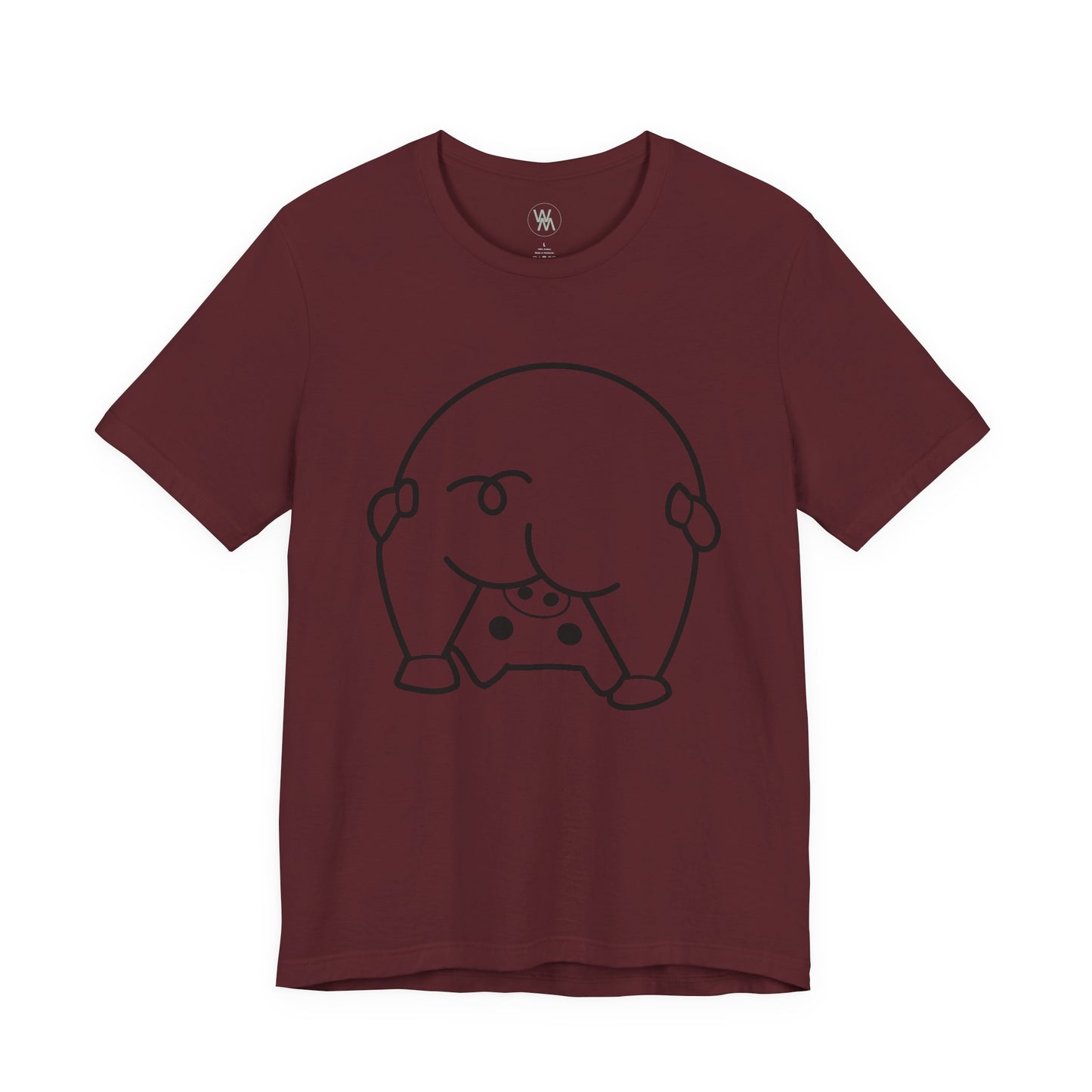 Shy Piglet Tshirt by Wil Man