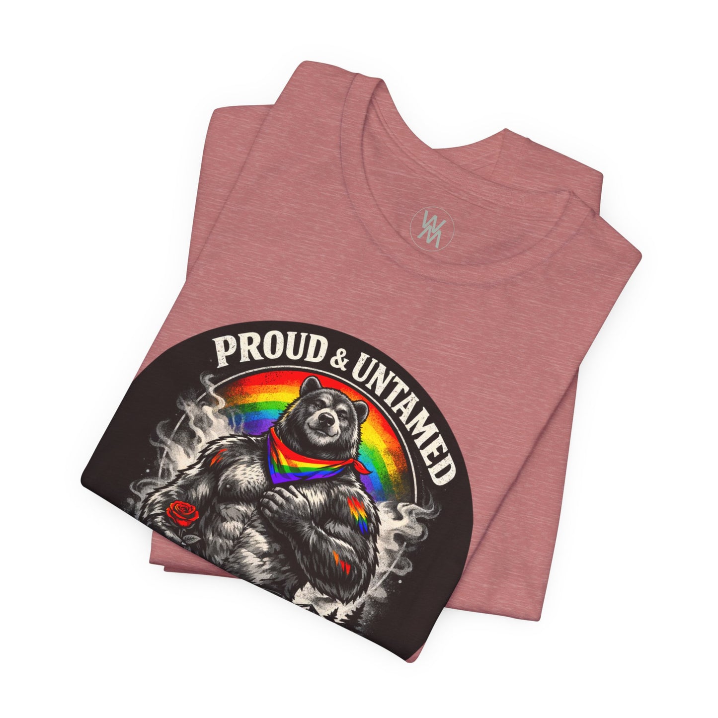 Proud Bear Tshirt by Wil Man