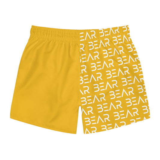 Modern Bear Swim Trunks- Yellow