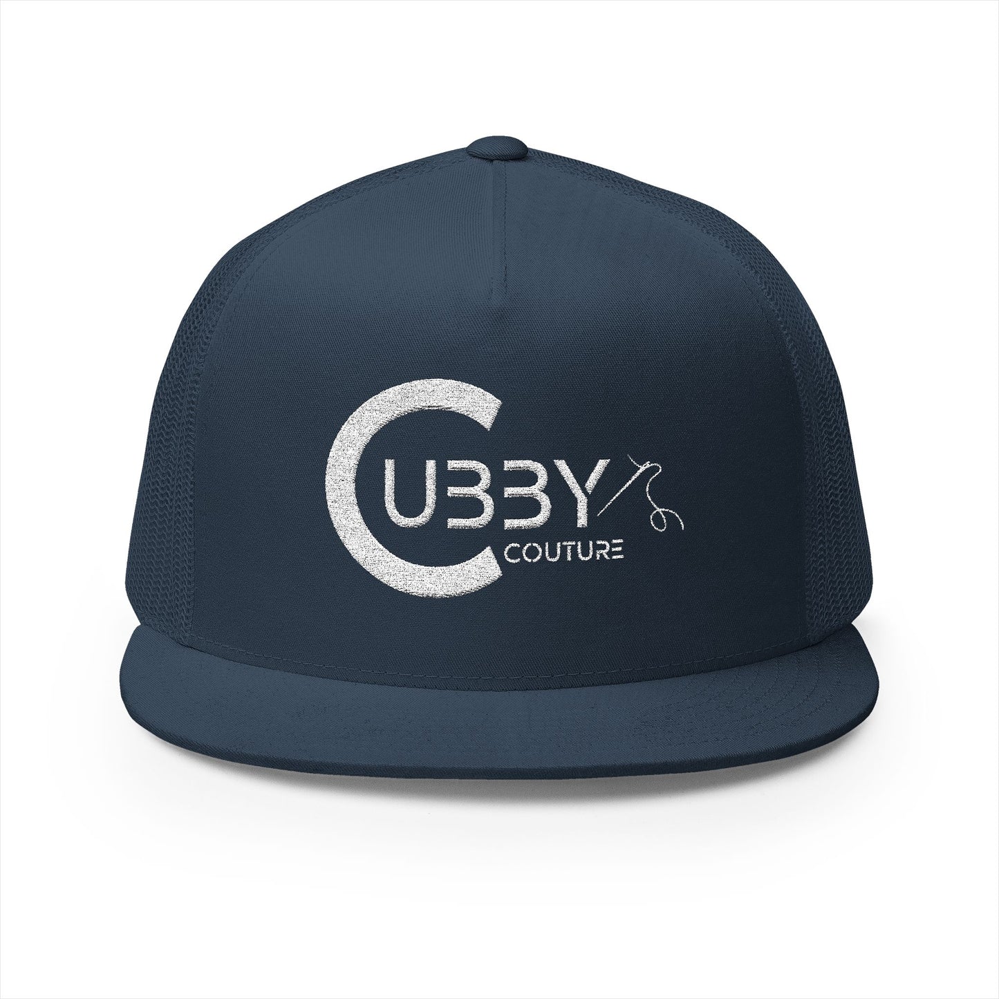 Cubby Couture 5 Panel Trucker Cap.