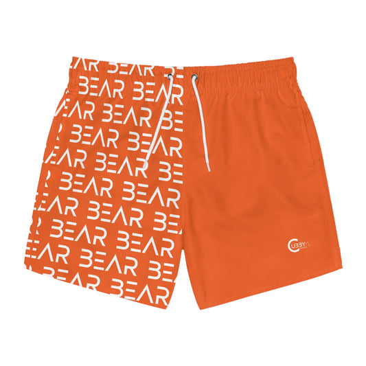 Modern Bear Swim Trunks- Orange