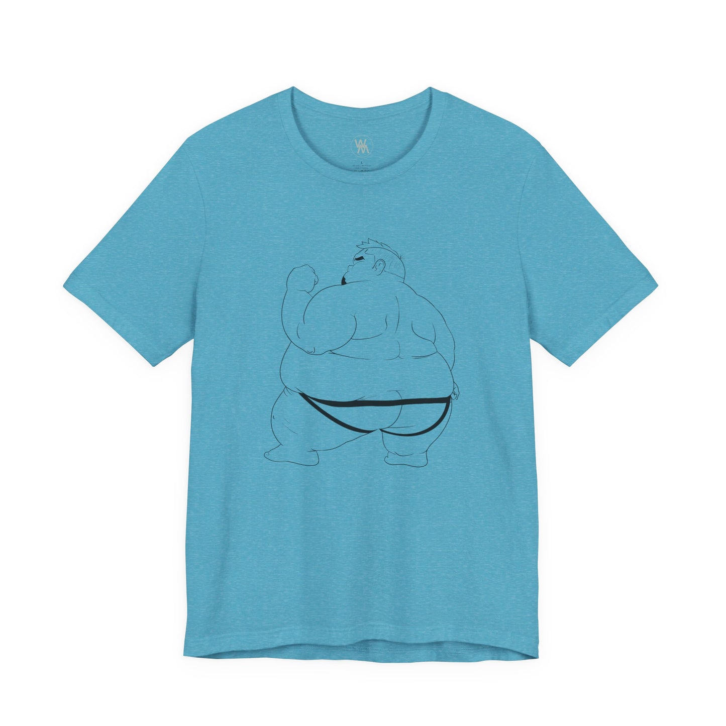 Chubby Lover BLK Tshirt by Wil Man