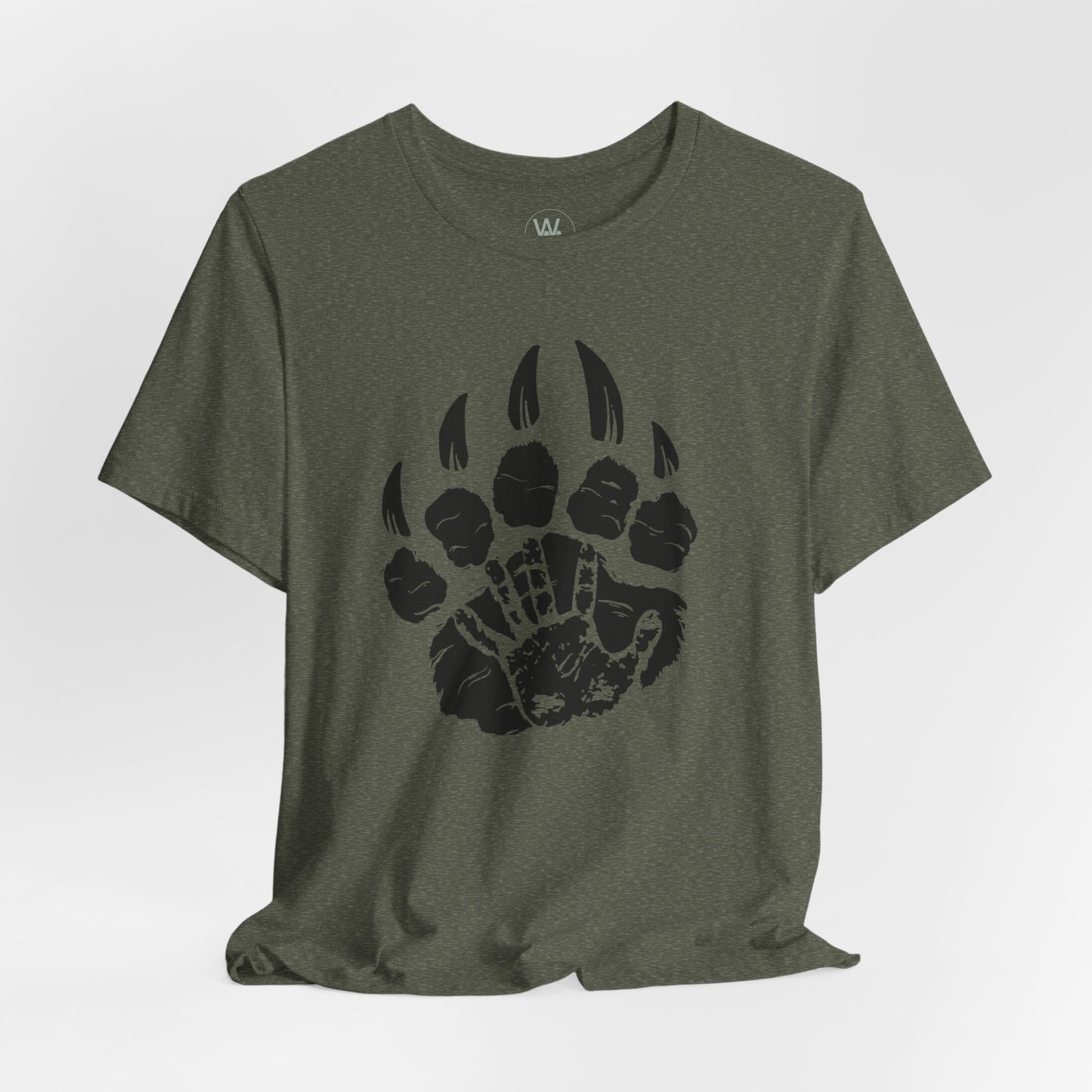 Bear Paw 2 Tshirt by Wil Man