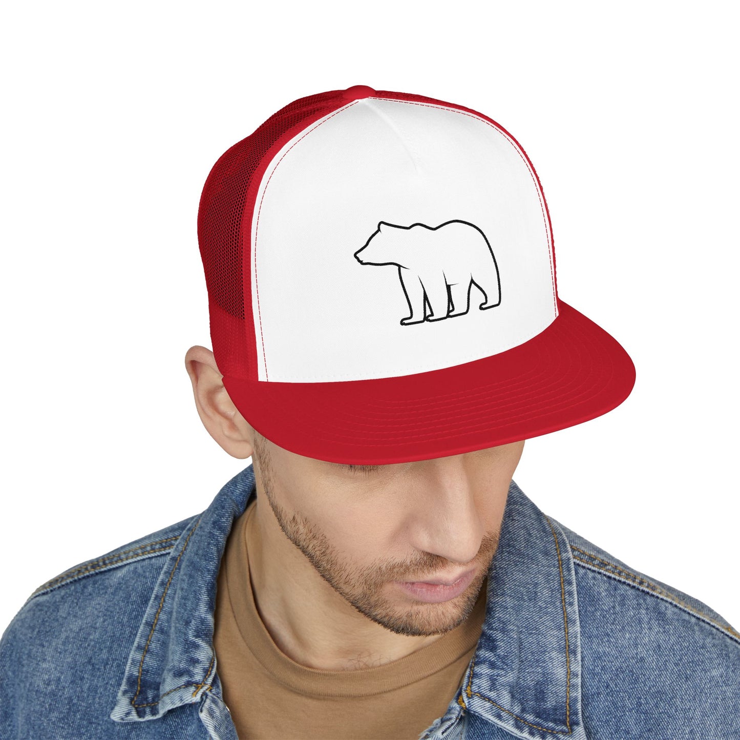 Big Bear 5 Panel Trucker Cap
