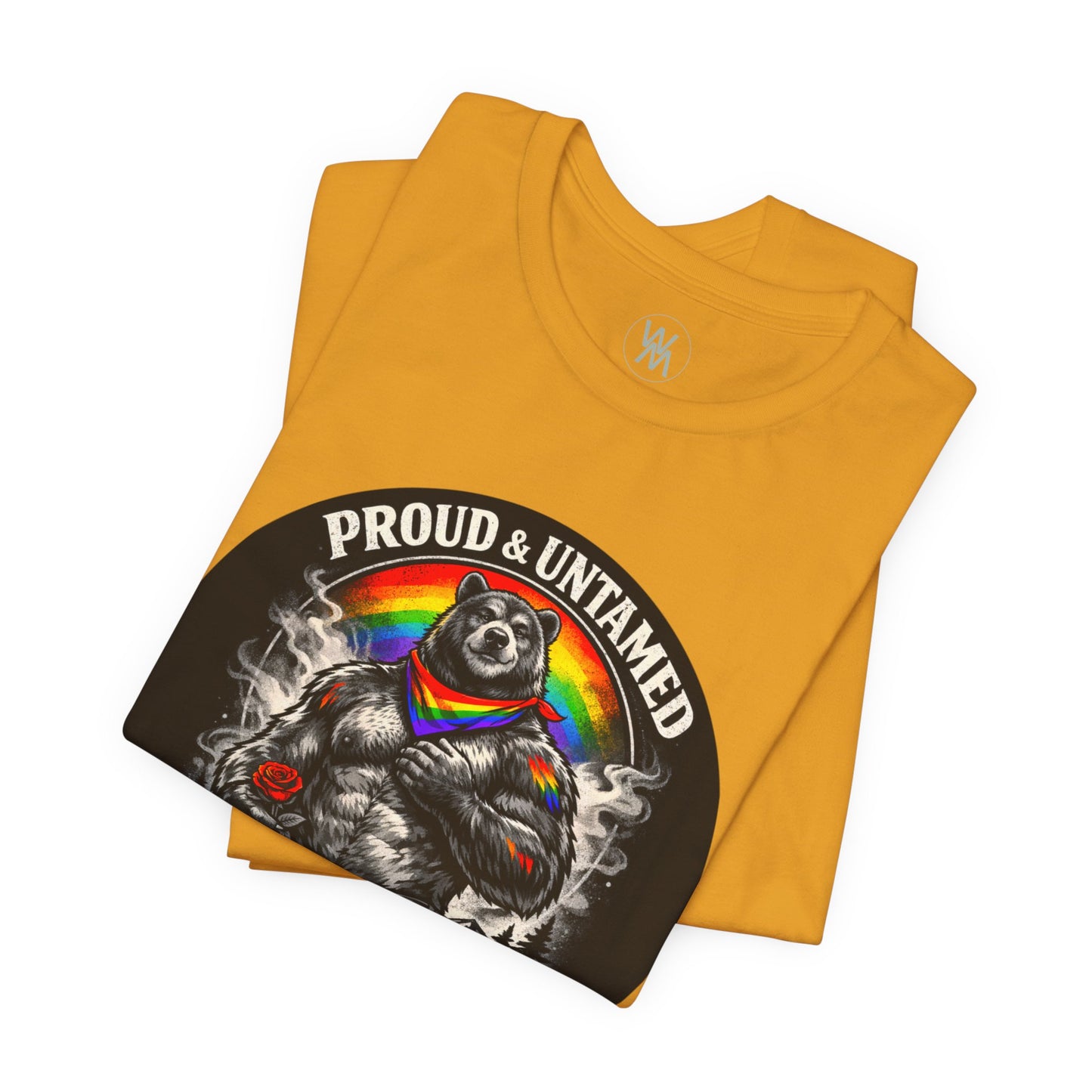 Proud Bear Tshirt by Wil Man