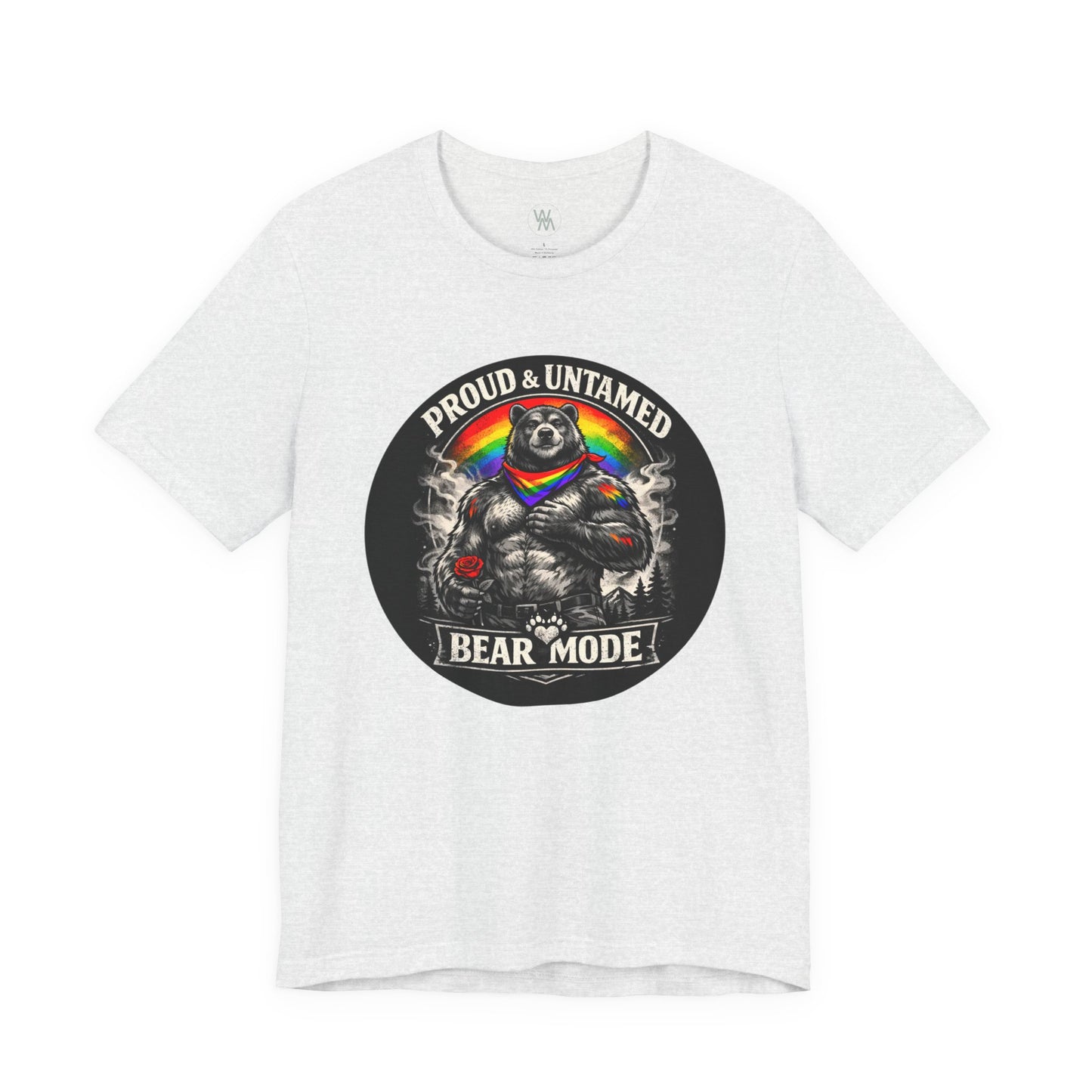 Proud Bear Tshirt by Wil Man