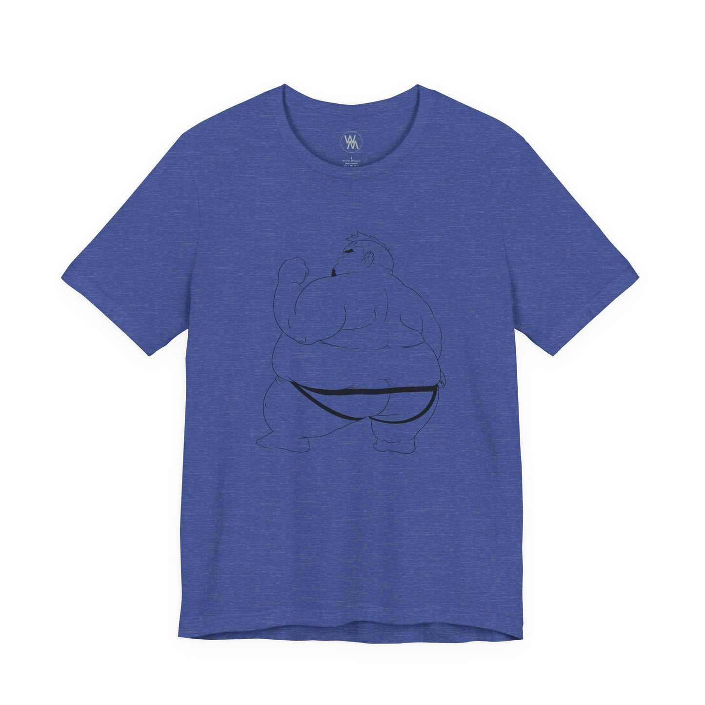 Chubby Lover BLK Tshirt by Wil Man