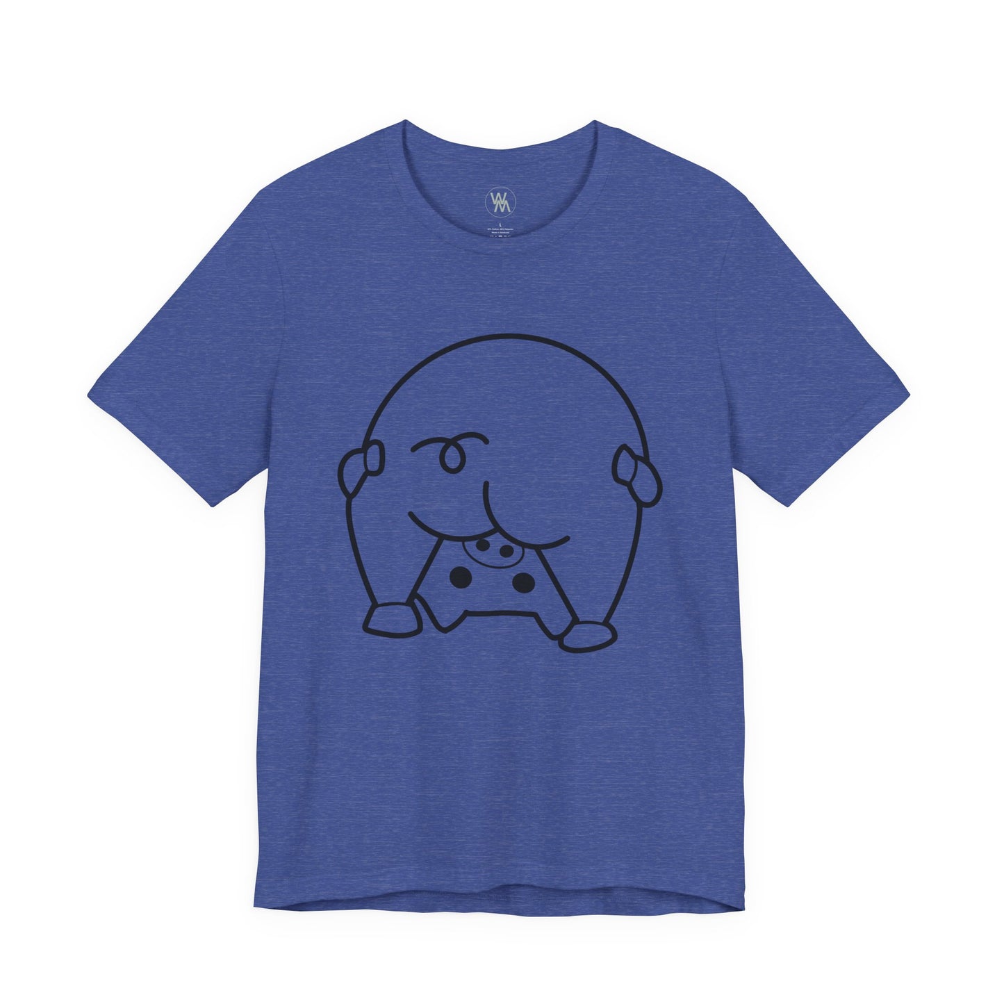 Shy Piglet Tshirt by Wil Man