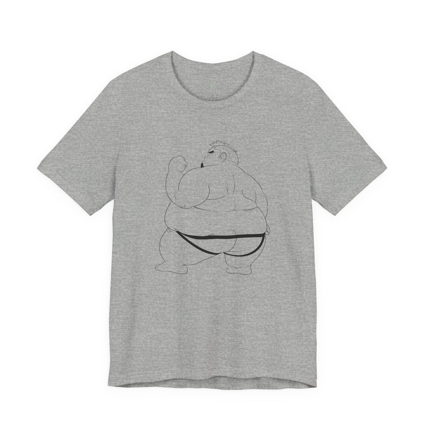 Chubby Lover BLK Tshirt by Wil Man