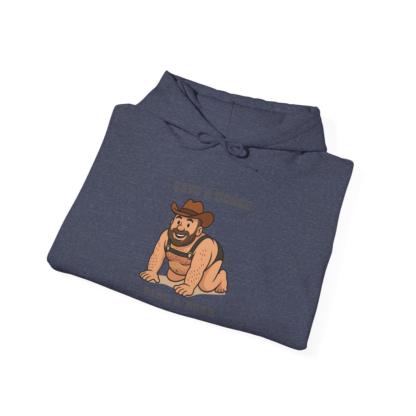 Save a Horse Ride a Bear Hoodie- Cozy & Stylish Sweatshirt