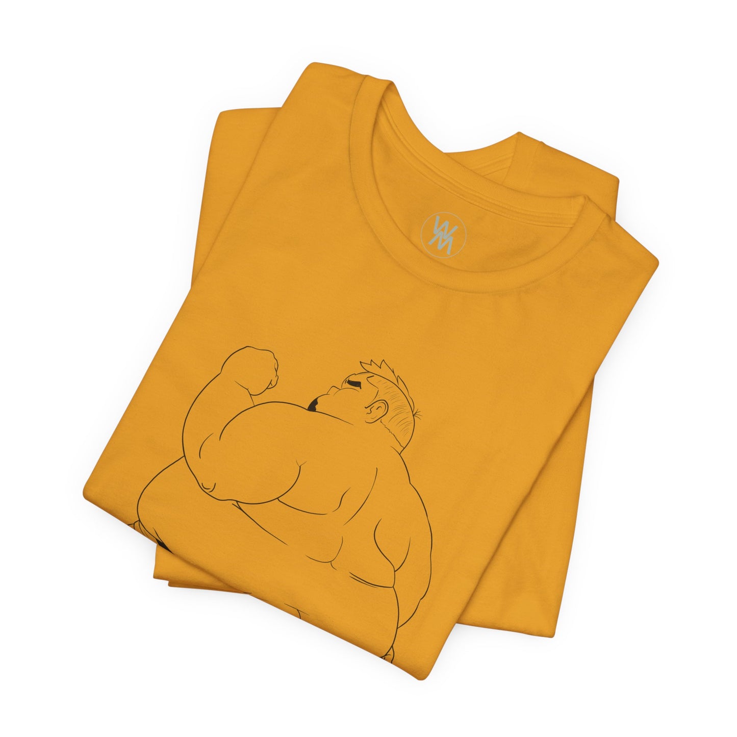 Chubby Lover BLK Tshirt by Wil Man