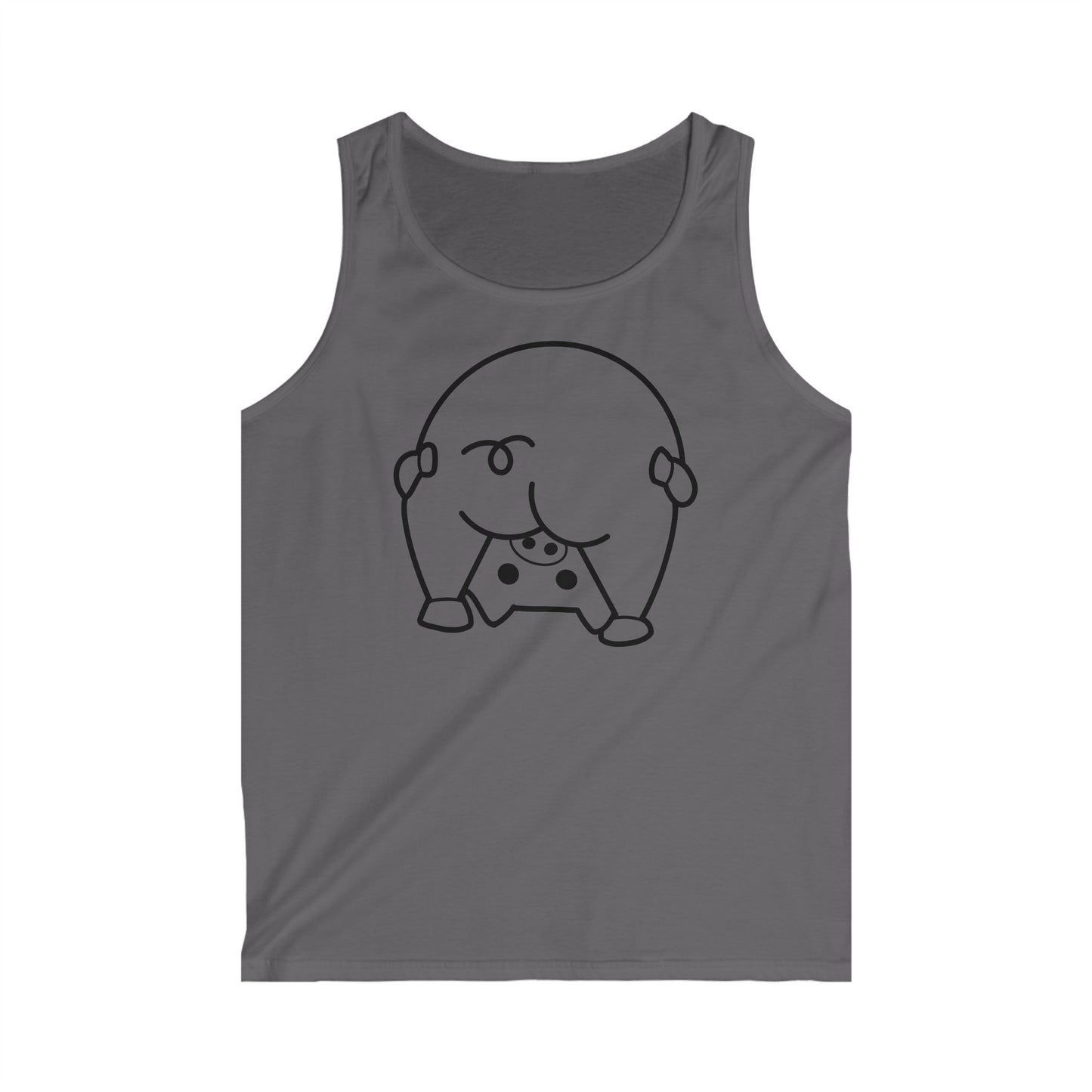 Shy Piglet Tank Top by Wil Man