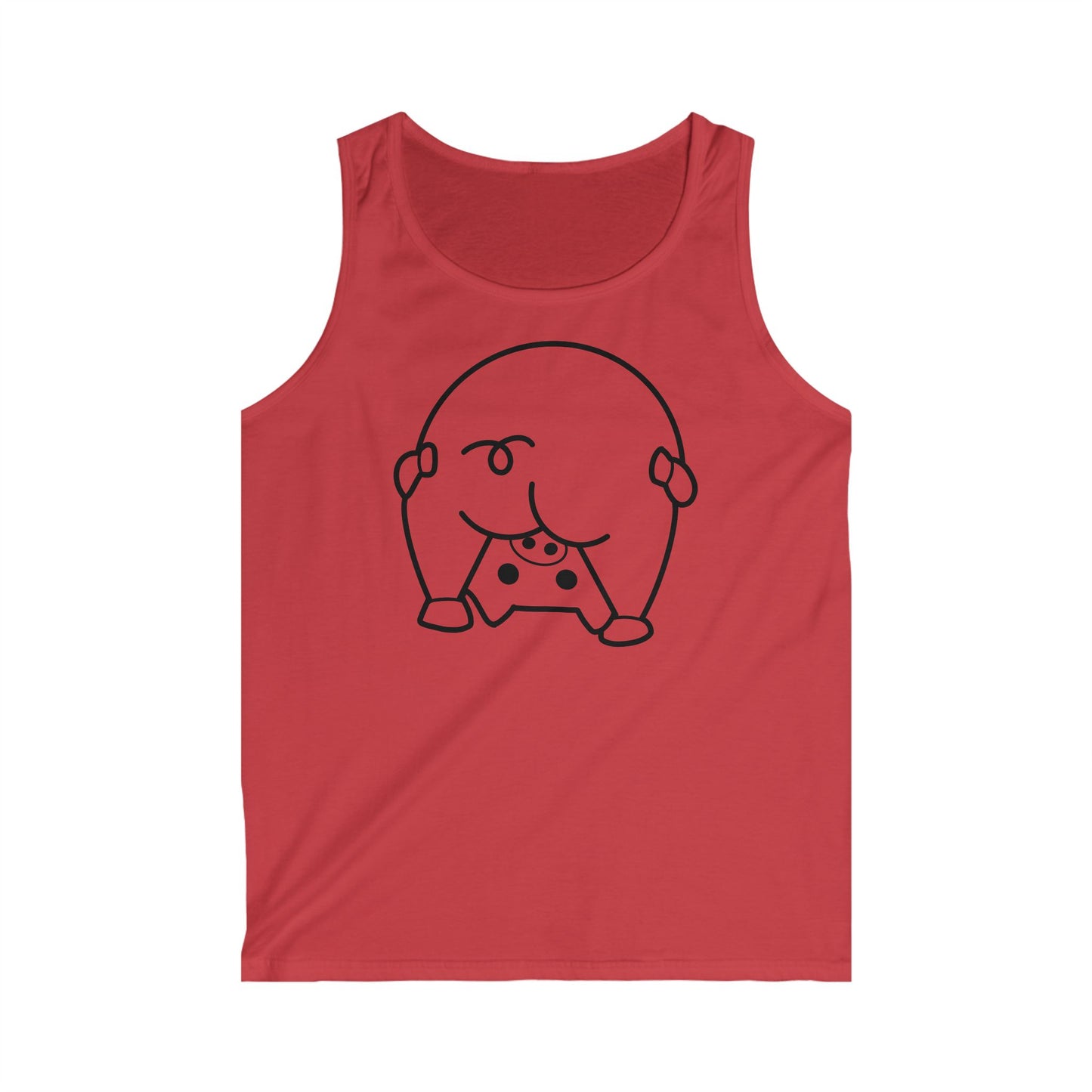 Shy Piglet Tank Top by Wil Man
