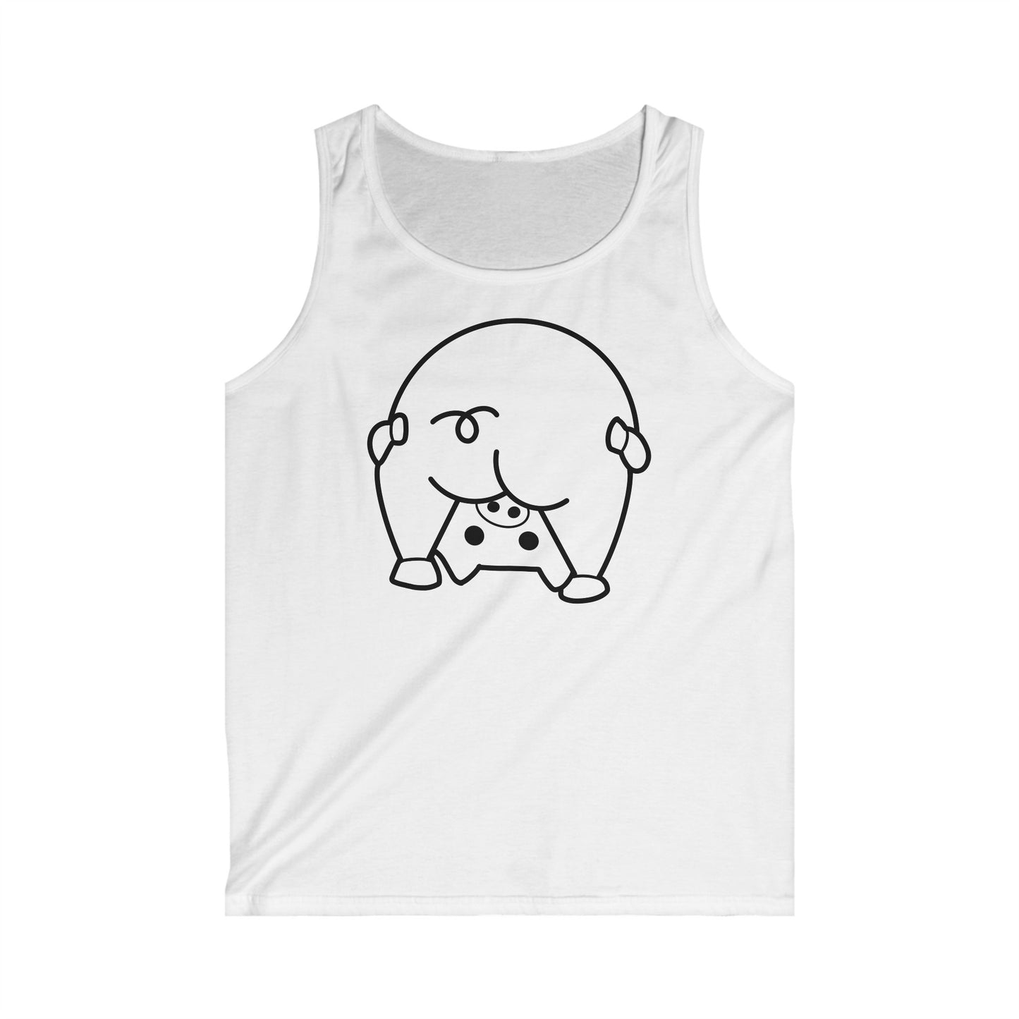 Shy Piglet Tank Top by Wil Man