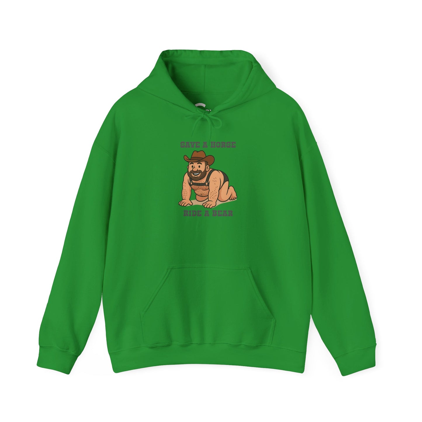 Save a Horse Ride a Bear Hoodie- Cozy & Stylish Sweatshirt