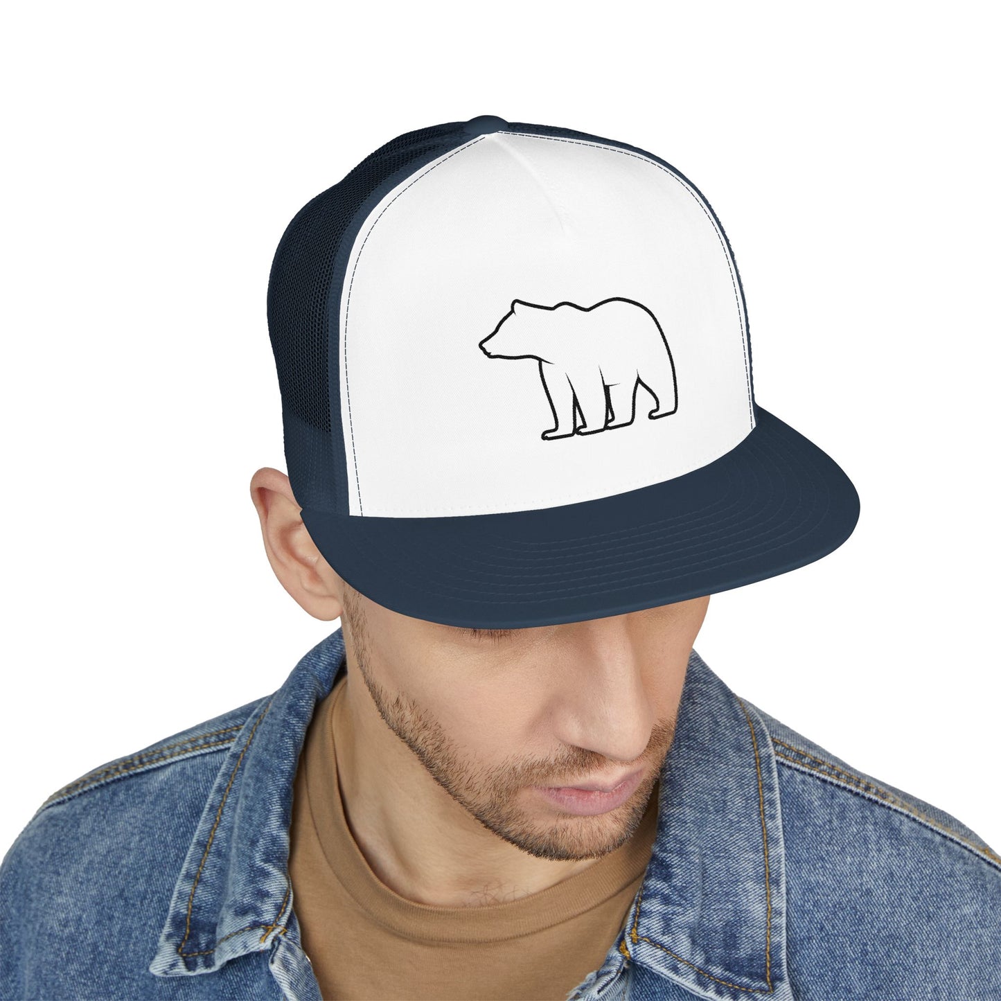 Big Bear 5 Panel Trucker Cap