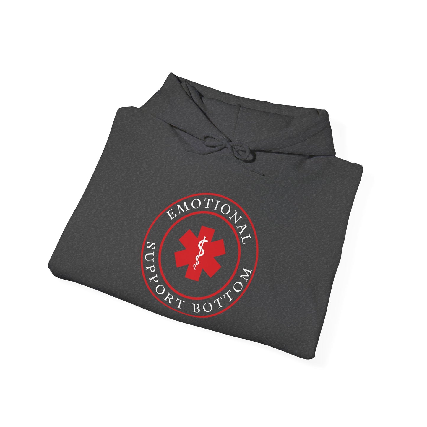 Emotional Support Bottom Hoodie - Cozy & Stylish Sweatshirt