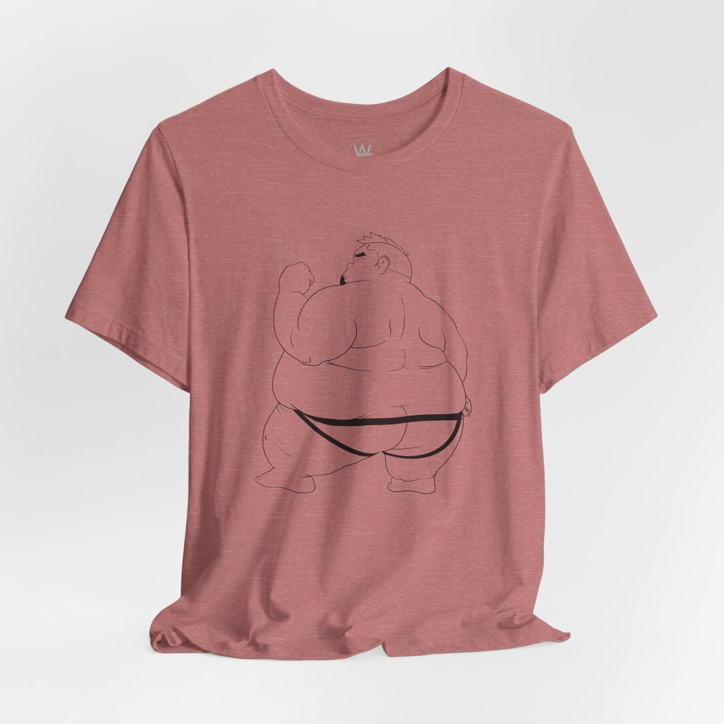 Chubby Lover BLK Tshirt by Wil Man