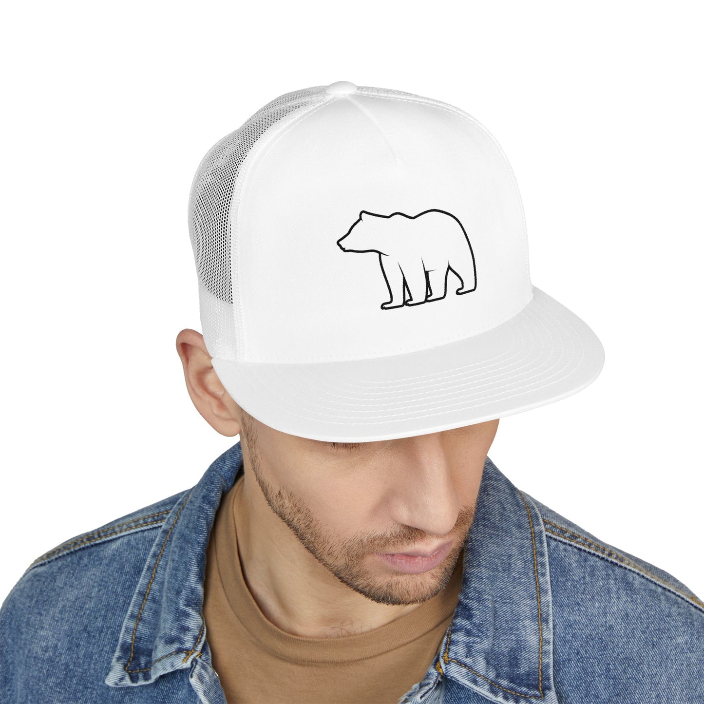 Big Bear 5 Panel Trucker Cap
