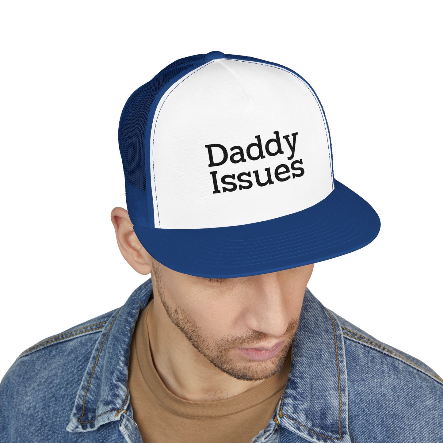 Daddy Issues 5 Panel Trucker Cap