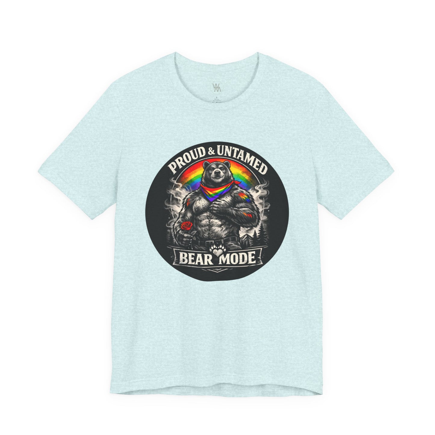 Proud Bear Tshirt by Wil Man