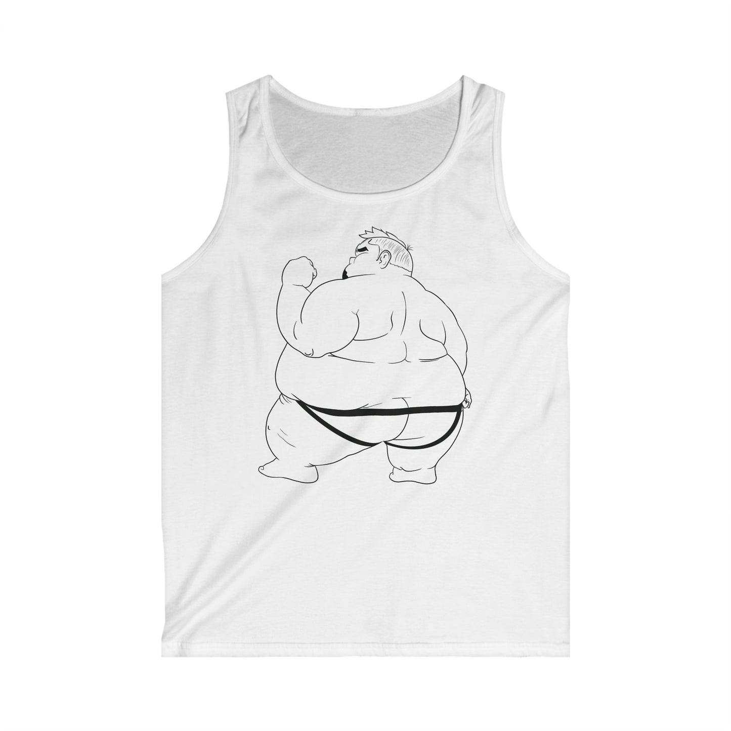 Chubby Lover BLK Tank Top by Wil Man