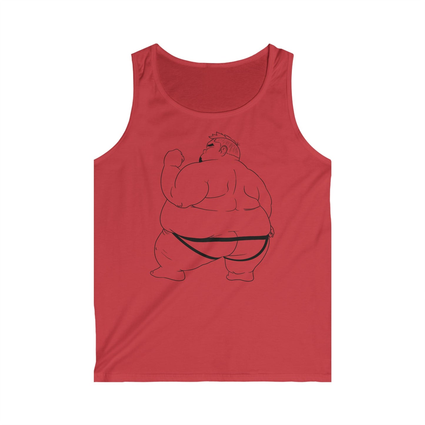 Chubby Lover BLK Tank Top by Wil Man