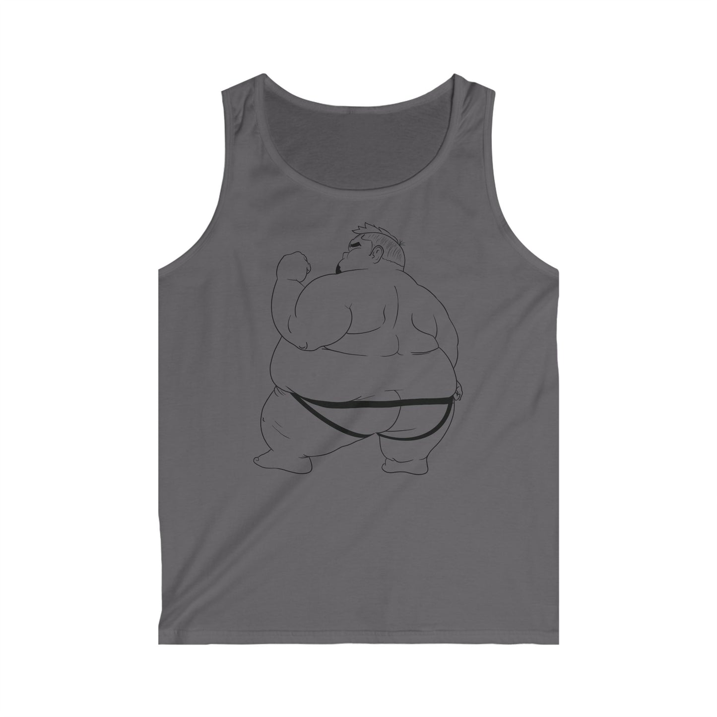 Chubby Lover BLK Tank Top by Wil Man