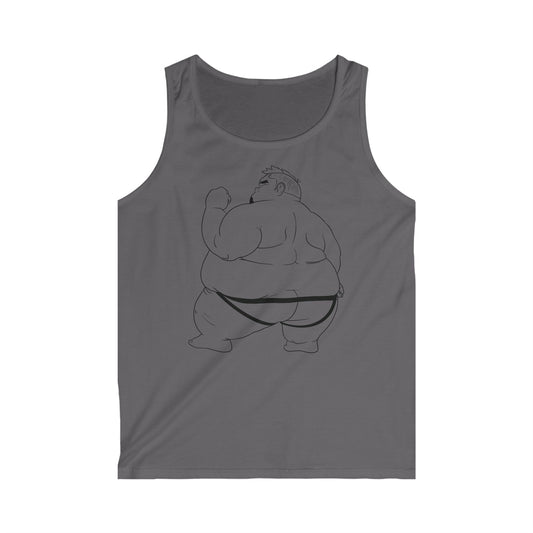 Chubby Lover BLK Tank Top by Wil Man