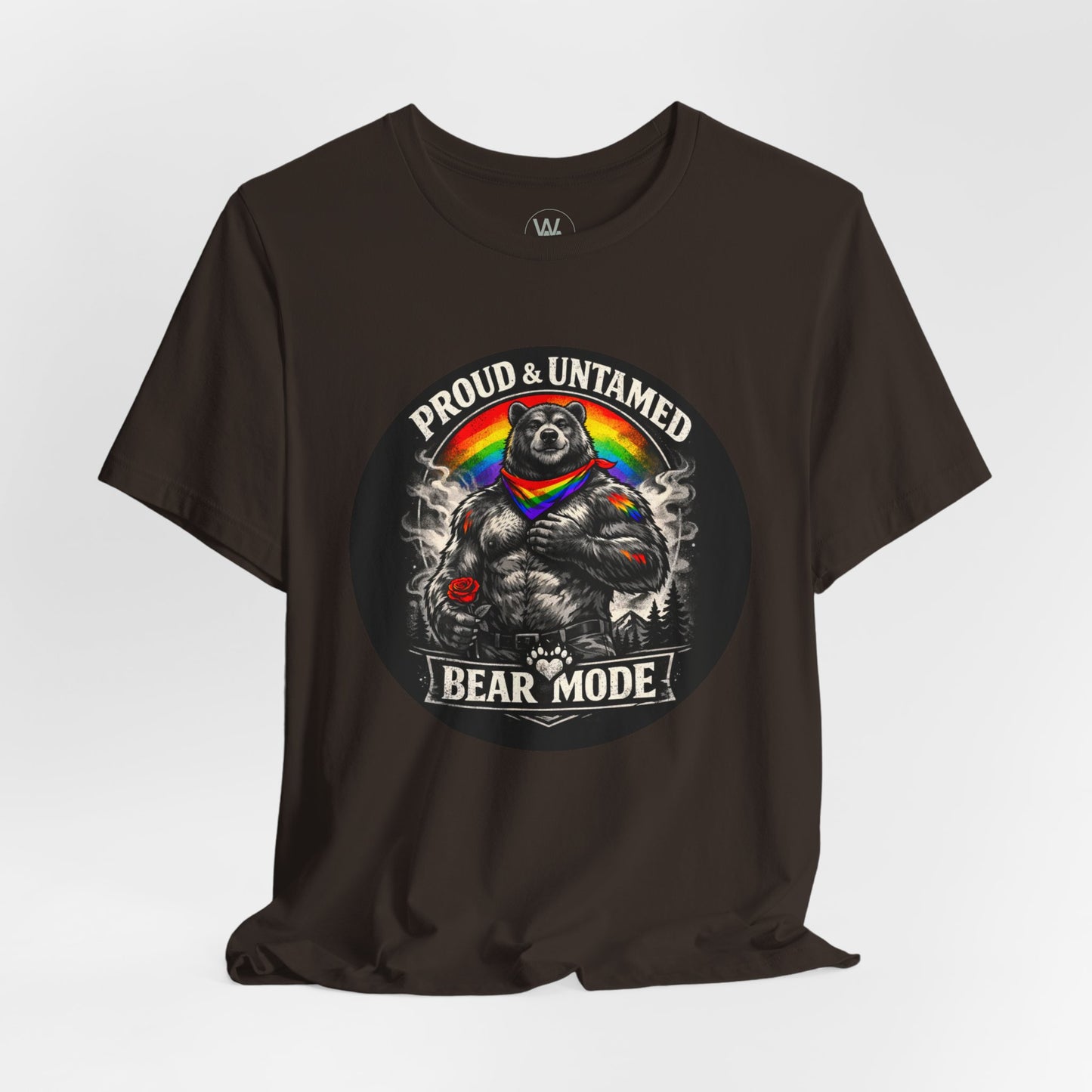 Proud Bear Tshirt by Wil Man