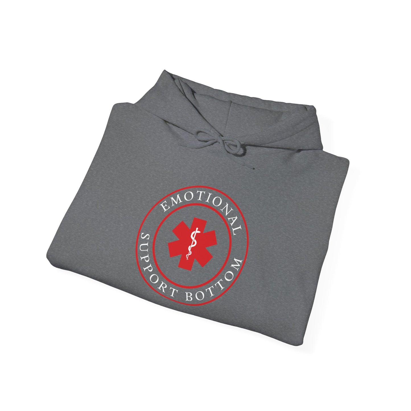 Emotional Support Bottom Hoodie - Cozy & Stylish Sweatshirt