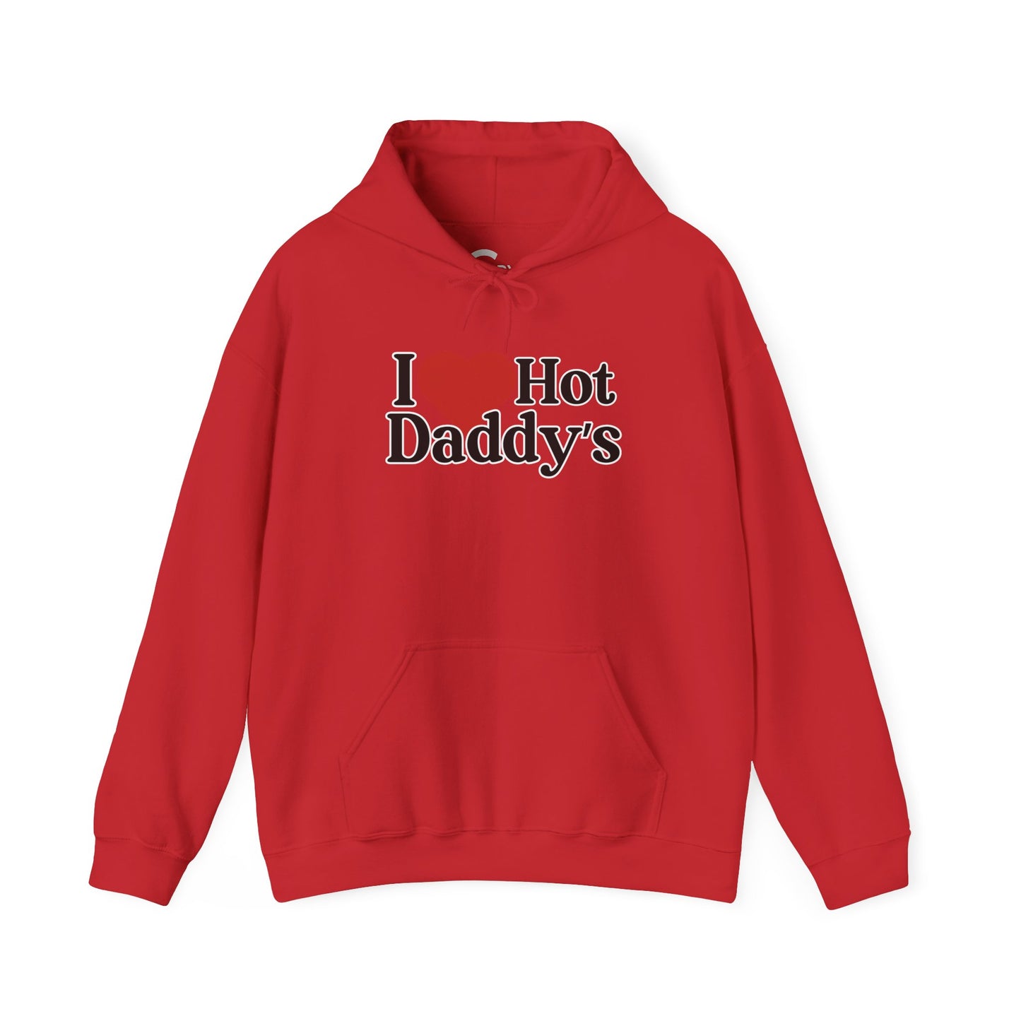 I love Hot Dads Hoodie- Cozy & Stylish Sweatshirt