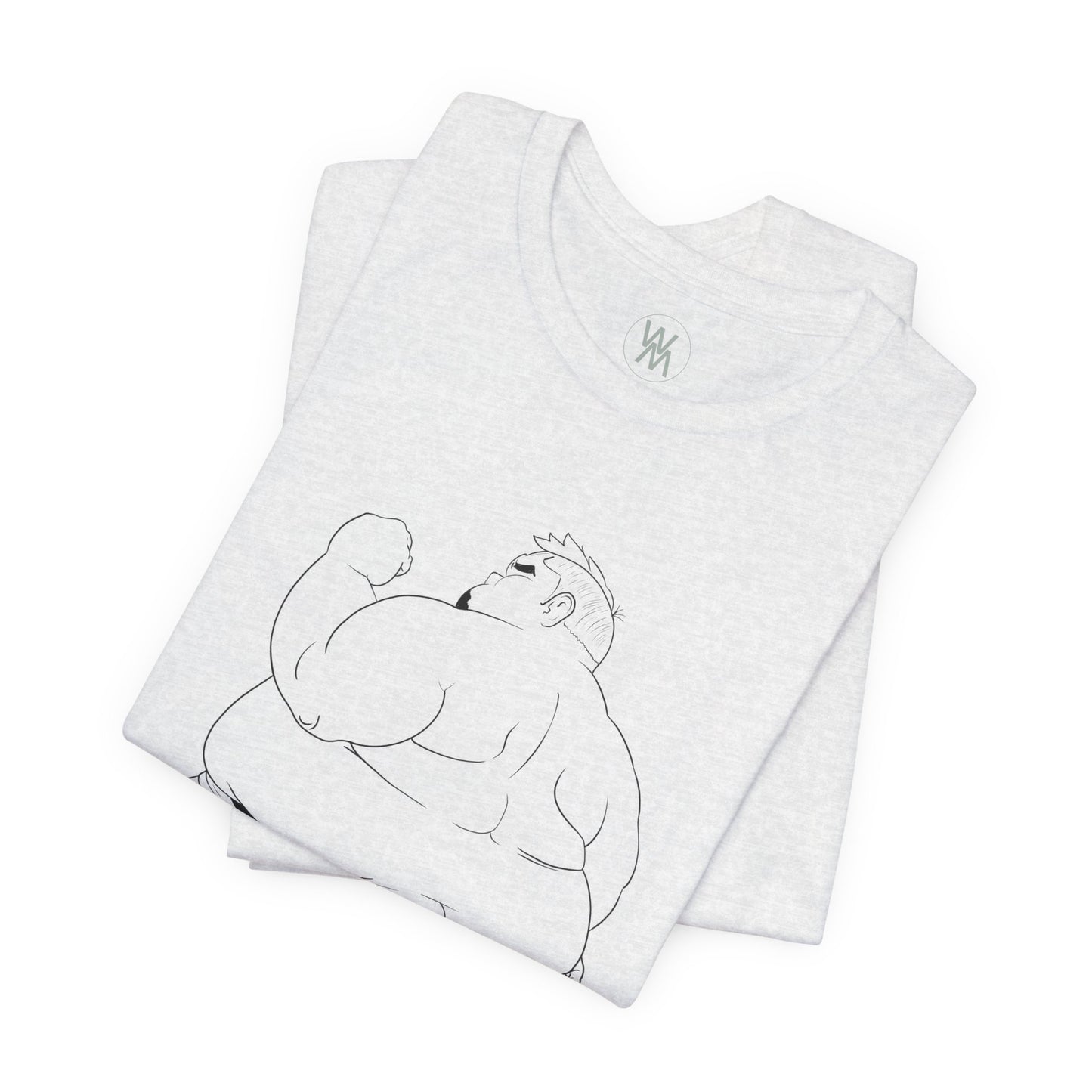Chubby Lover BLK Tshirt by Wil Man