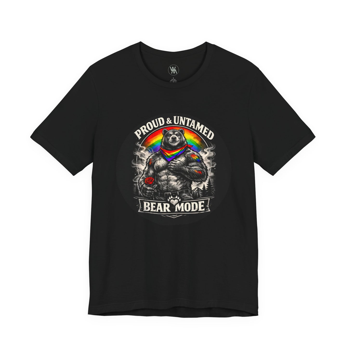 Proud Bear Tshirt by Wil Man