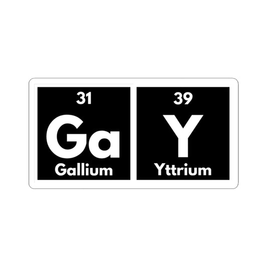 Periodic GaY Sticker