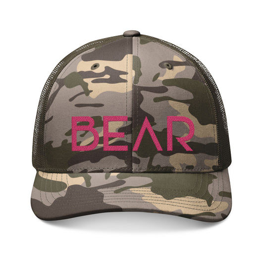 Bear Camouflage Trucker Hat