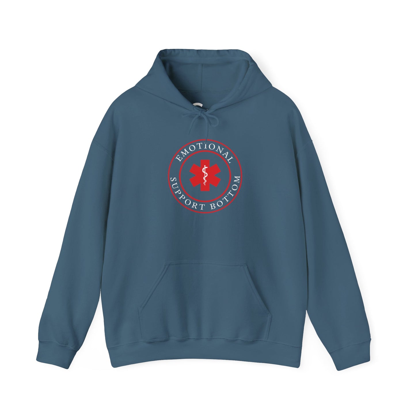 Emotional Support Bottom Hoodie - Cozy & Stylish Sweatshirt