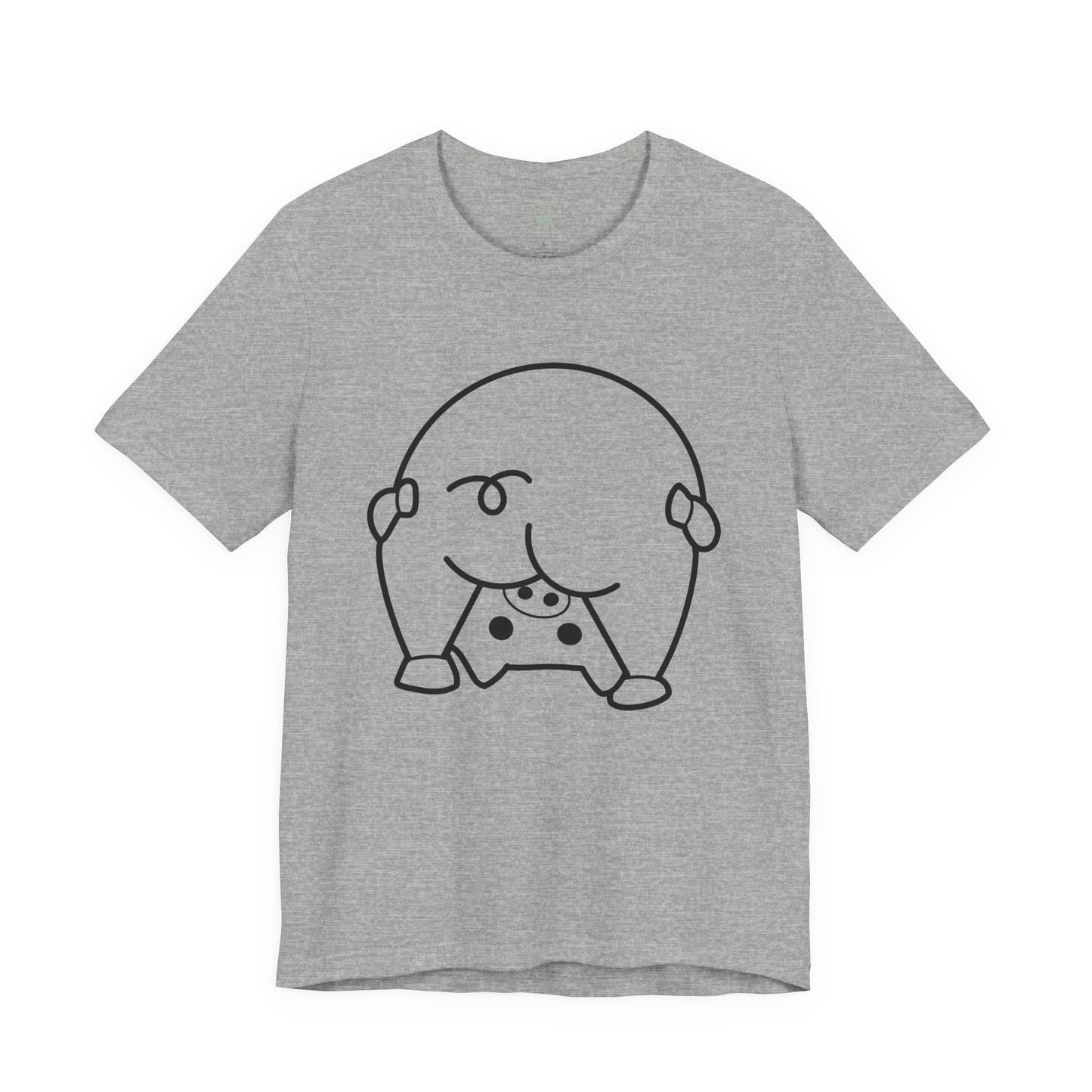 Shy Piglet Tshirt by Wil Man
