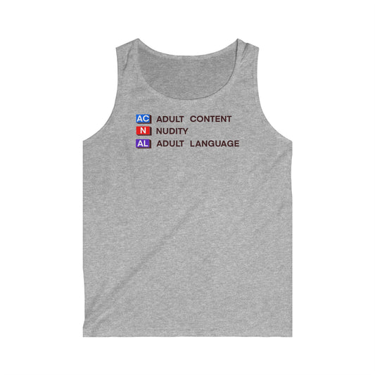 Ratings Tank Top by Wil Man